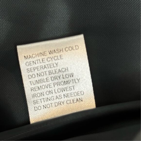 Overland Mens Army Green Polyester Vest Size Small Herringbone Pockets - Picture 8 of 9